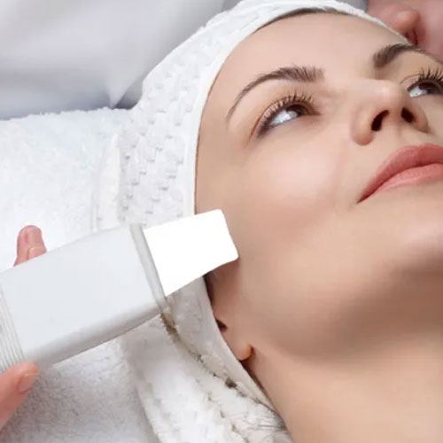 Acne treatment facial